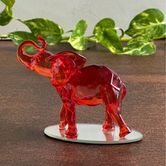 B. Jensen Red Diamond Elephant Figurine - Picture 10 of 11